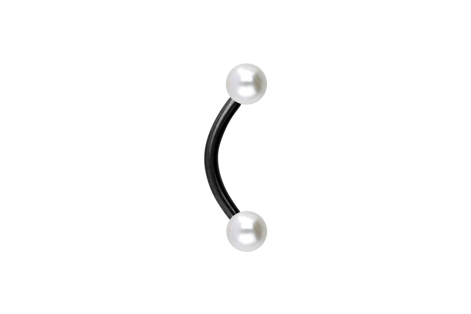 Chirurgenstahl Piercing Banane SYNTHETISCHE PERLEN